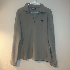 Patagonia Women’s Better Sweater 1/4-Zip Fleece Pullover Gray Large L/S Company